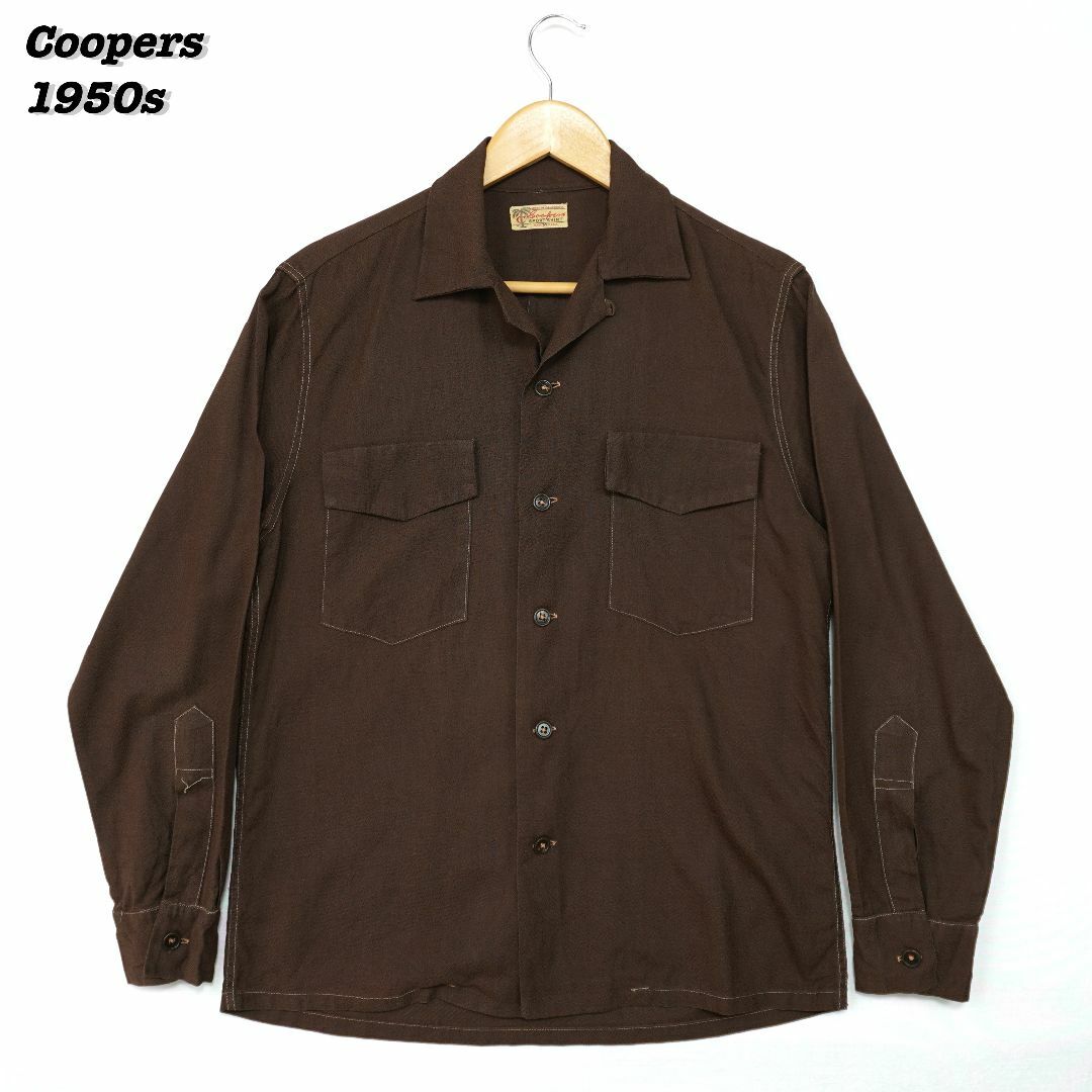 Coopers SPORTSHIRT 1950s M SHIRT23163