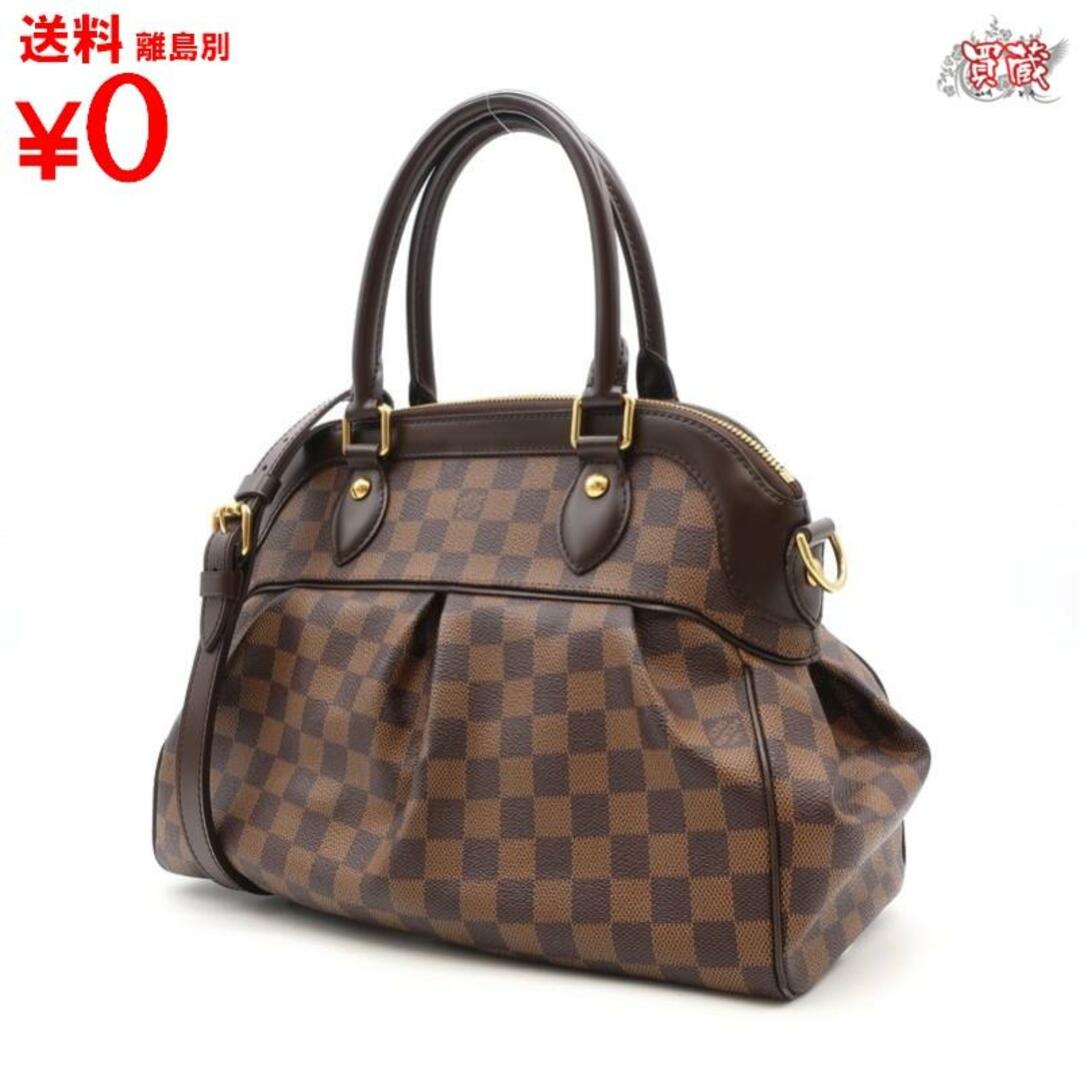 LOUIS VUITTON ルイヴィトン　
トレヴィPM N51997 ダミエ 
エベヌ ショルダーバッグ ハンドバッグ　
【正規品】【美品】　
【買蔵】