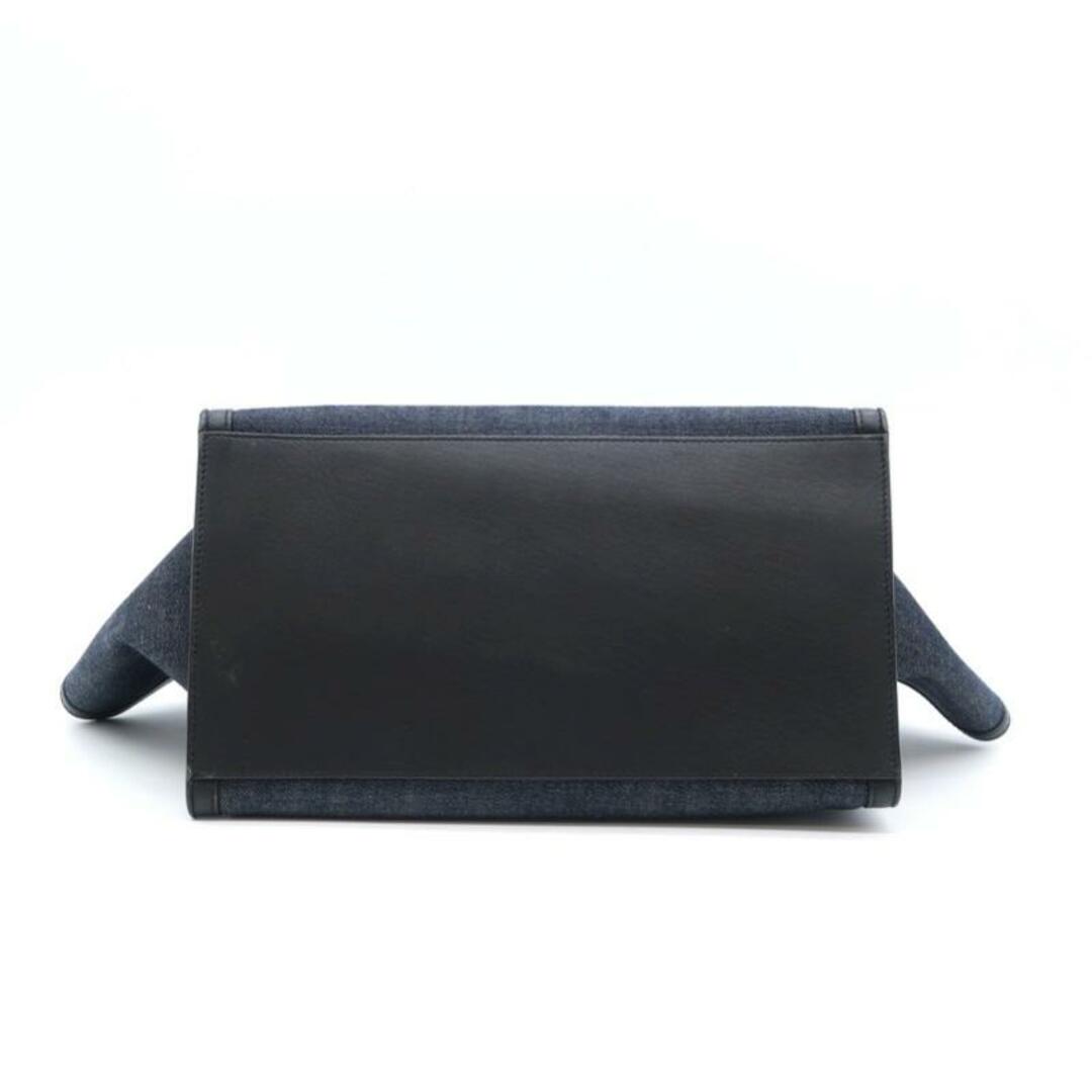 CELINE　セリーヌ　
トラペーズ 2wayバッグ 
169542JLE 07IN ブラック デニム レザー  
ショルダー レディース　
【正規品】  
【買蔵】