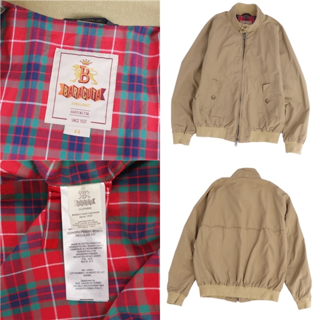 極美品  バラクータ BARACUTA ハリントンジャケット G9 /38