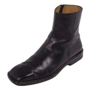 ルイヴィトン(LOUIS VUITTON)のルイヴィトン LOUIS VUITTON ブーツ サイドファスナー カーフレザー ヒール シューズ 靴 メンズ 6(25cm相当) ブラック(ブーツ)