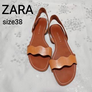 ザラ(ZARA)のZARA　サンダル レディース　38　本革(サンダル)