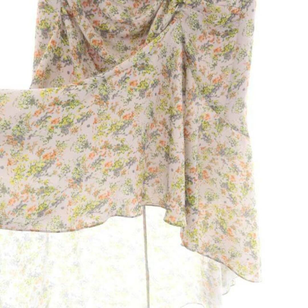 アリスオリビア ラップ風スカート 花柄 ロング 2 ラベンダー マルチカラー 4