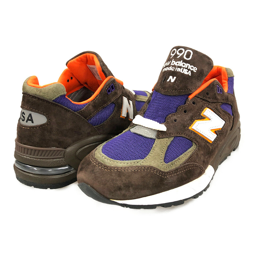 New Balance(ニューバランス)のNEW BALANCE ニューバランス 品番 M990BR2 シューズ スニーカー ダークブラウン サイズUS9＝27cm 正規品 / 31502 メンズの靴/シューズ(スニーカー)の商品写真