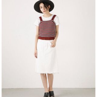 マウジー(moussy)のMOUSSY ☆ フリンジスカート(ひざ丈スカート)