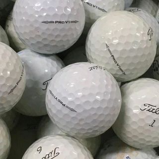 タイトリスト(Titleist)のタイトリスト Pro V1 年代混合 ホワイト ロストボール 50球 B(その他)