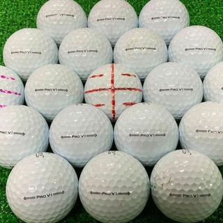 タイトリスト(Titleist)のタイトリスト Pro V1 21年モデル ホワイト ロストボール 30球 B(その他)