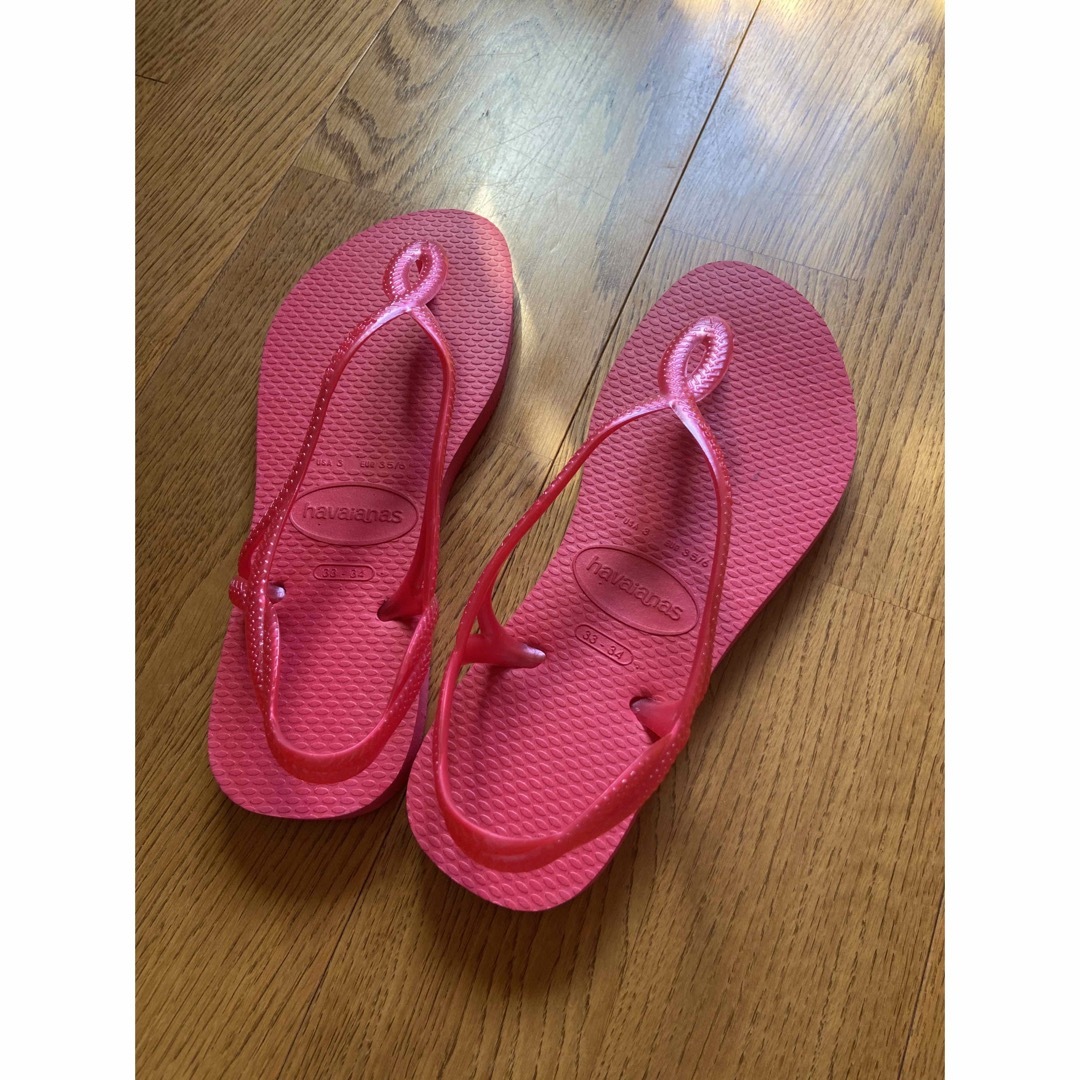 ビーチサンダルhavaianas ハワイアナス23cm ピンク