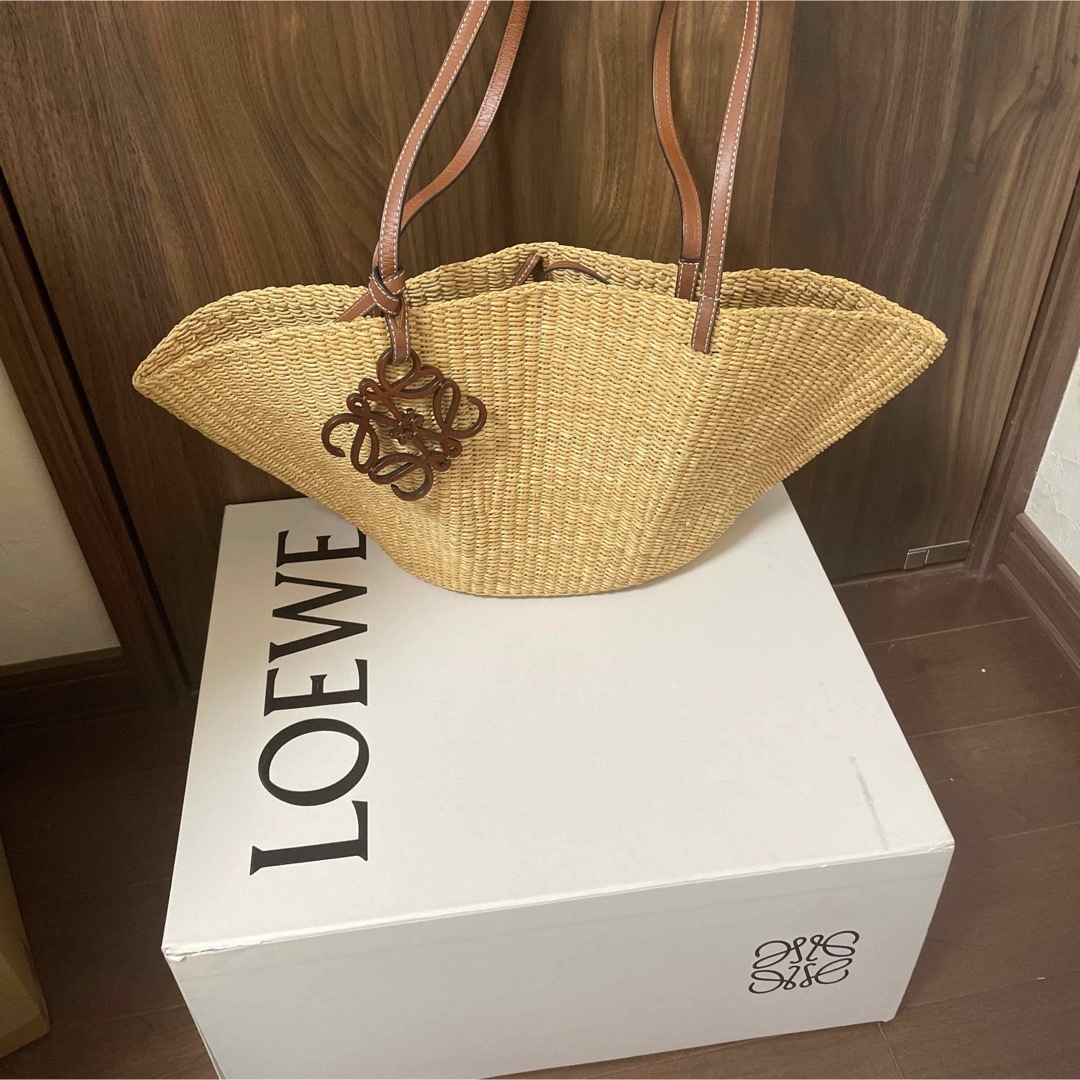 箱なし　LOEWE  スモールバスケットバック　かごバッグ