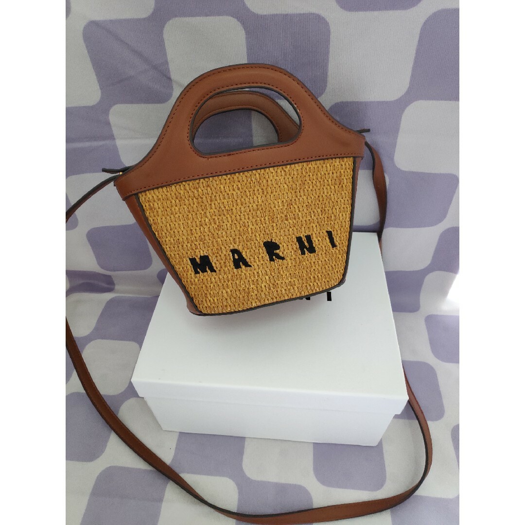 SALE/66%OFF】 新品 マルニ かごバッグ マイクロバッグ レザー