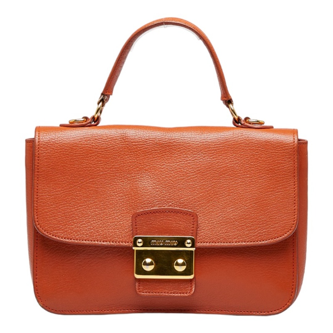 ミュウミュウ マドラス ビコローレ ハンドバッグ ショルダーバッグ 2WAY RN0726 レザー レディース MIUMIU 【1-0109886】