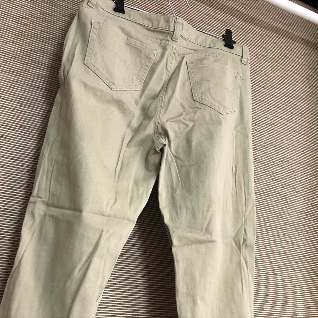 Dickies ワンポイント ワークパンツ ベージュ