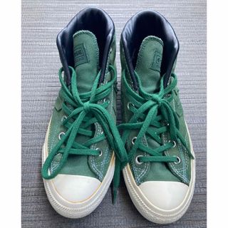 コンバース(CONVERSE)のコンバース　緑　23.5センチ(スニーカー)