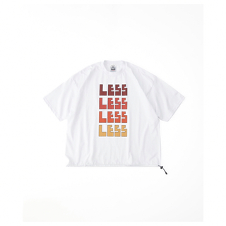 "LESS" MASSIVE T-SHIRT WITH DRAWSTRINGS(Tシャツ/カットソー(半袖/袖なし))