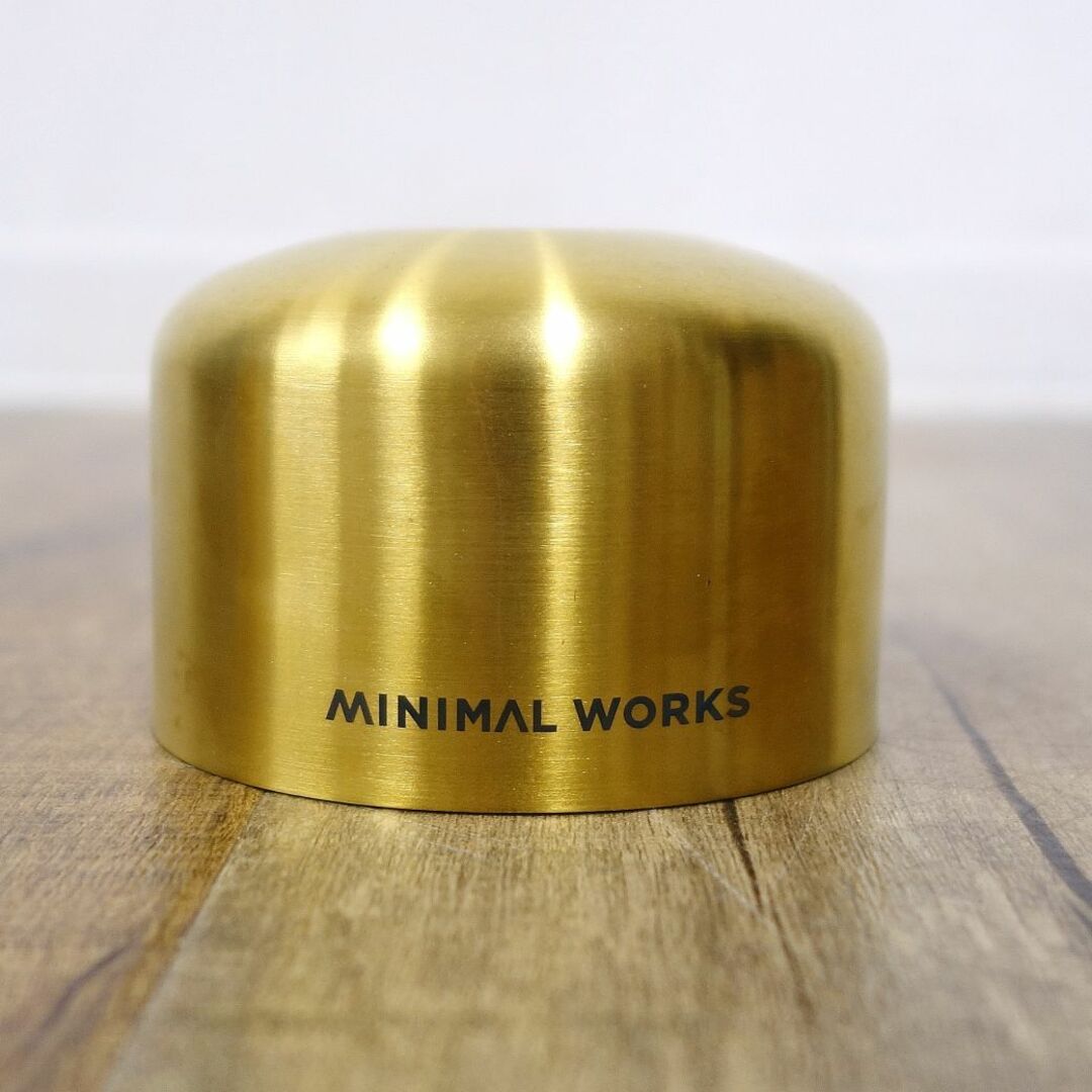 美品 ミニマルワークス MINIMAL WORKS エジソンランタン 桜 ガスキャニスターマスク ゴールド セット ランタン キャンプ アウトドア 7