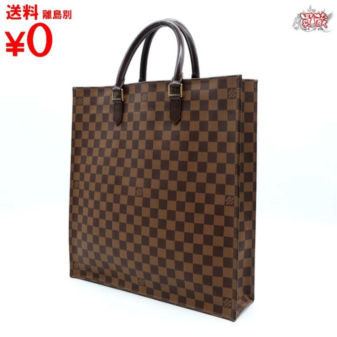 LOUIS VUITTON ルイヴィトン　
サックプラ ダミエ N51140　
エベヌ ハンドバッグ メンズ　
【正規品】
【買蔵】