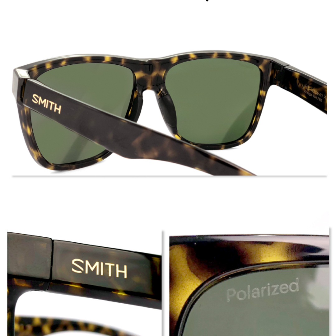 SMITH(スミス)の【新品】 SMITH スミス 偏光サングラス Lowdown XL2 p65 Vintage Tort Polarized Gray Green lowdownxl2 偏光 大きめ サイズ メンズ メンズのファッション小物(サングラス/メガネ)の商品写真