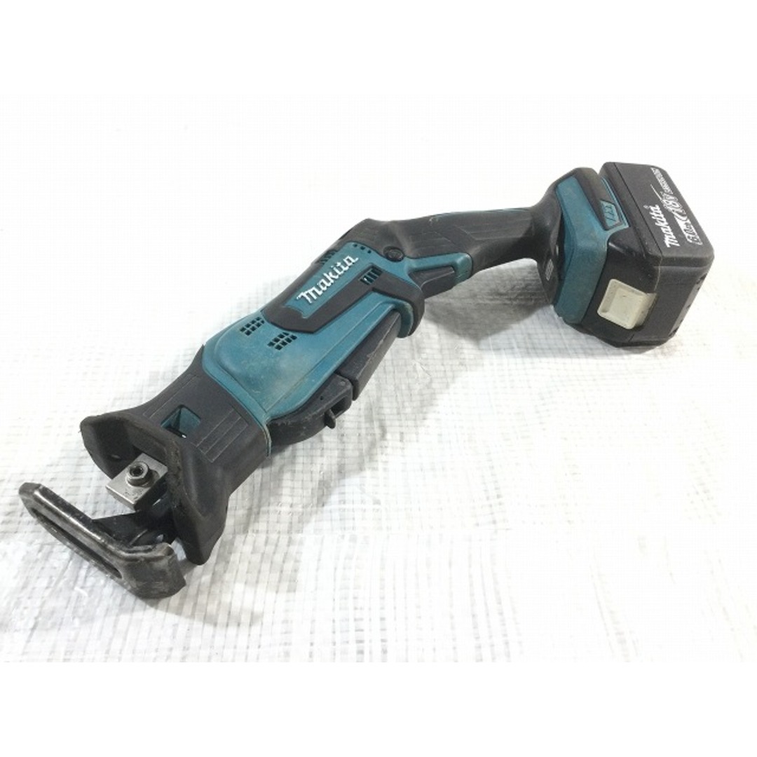 ☆中古品☆makita マキタ 18V 充電式レシプロソー JR184D 6.0Ahバッテリー1個(BL1860B)付 コードレス セーバーソー  セーバソー 75888