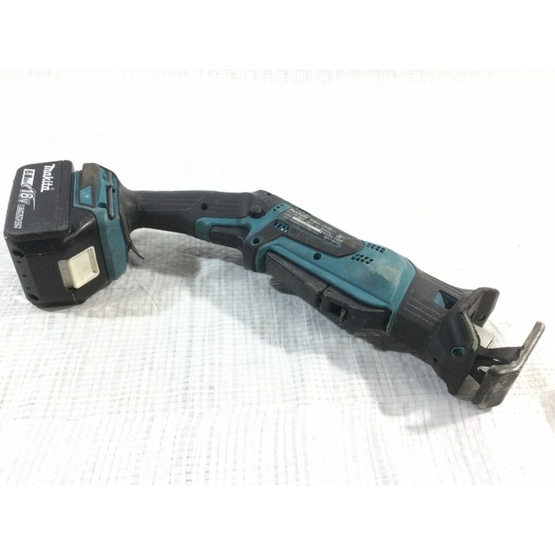 ☆中古品☆makita マキタ 18V 充電式レシプロソー JR184D 6.0Ahバッテリー1個(BL1860B)付 コードレス セーバーソー  セーバソー 75888