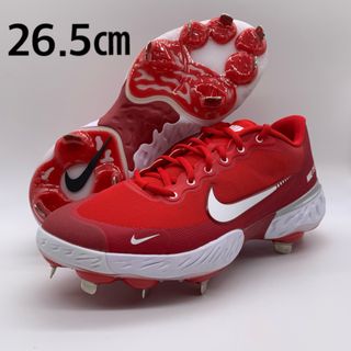 NIKE - NIKE 野球 スパイク 金具 レッド 赤 26.5㎝ ローカット 日本未