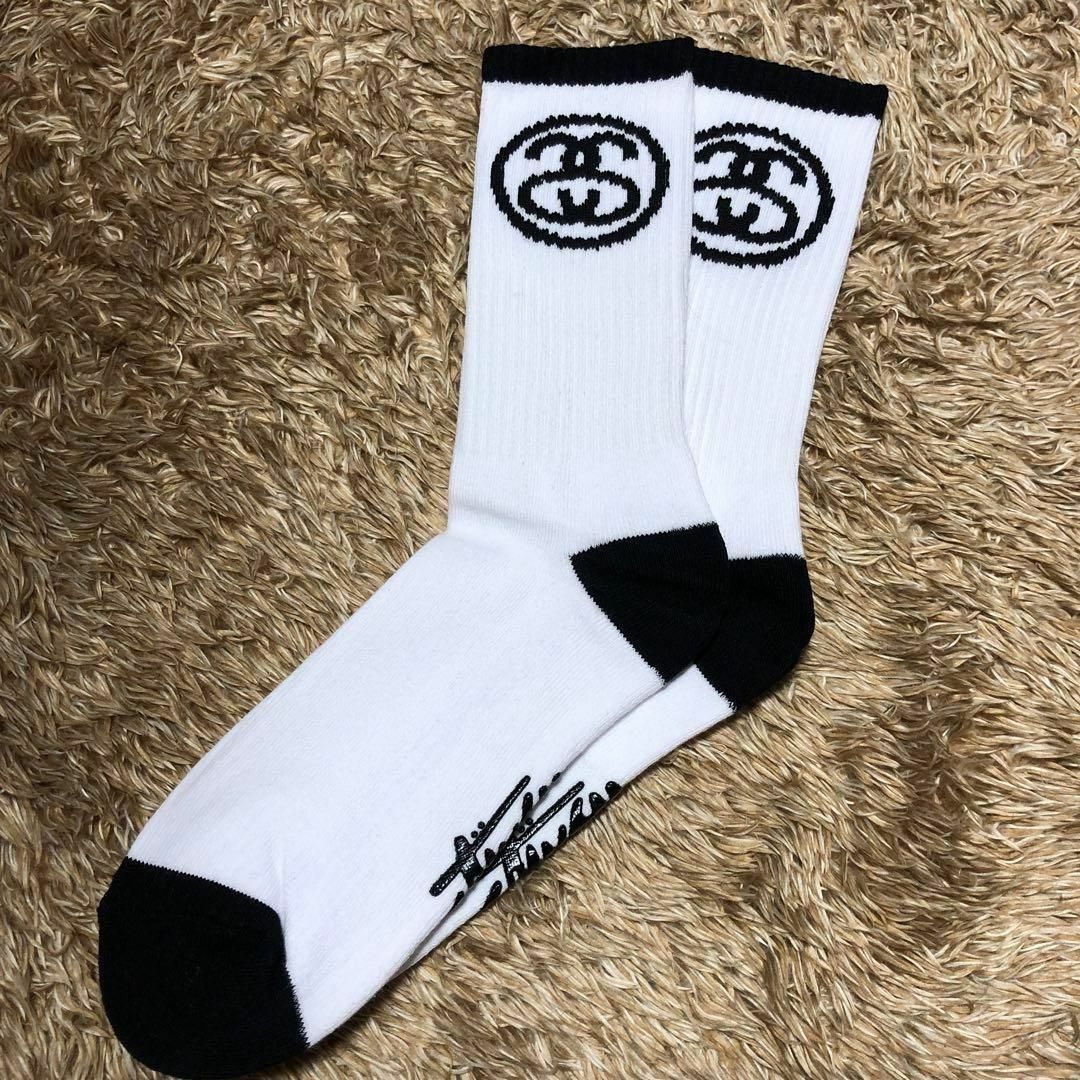 希少レア Stussy ステューシー 8BALL ソックス イエロー 海外限定