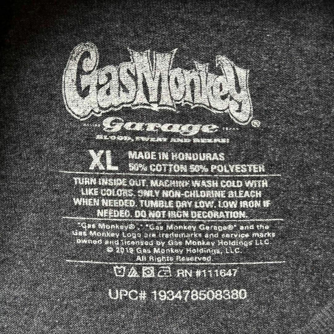 ガスモンキーガレージ　Tシャツ ホットロッド　ビッグプリント　XL 杢グレー メンズのトップス(Tシャツ/カットソー(半袖/袖なし))の商品写真