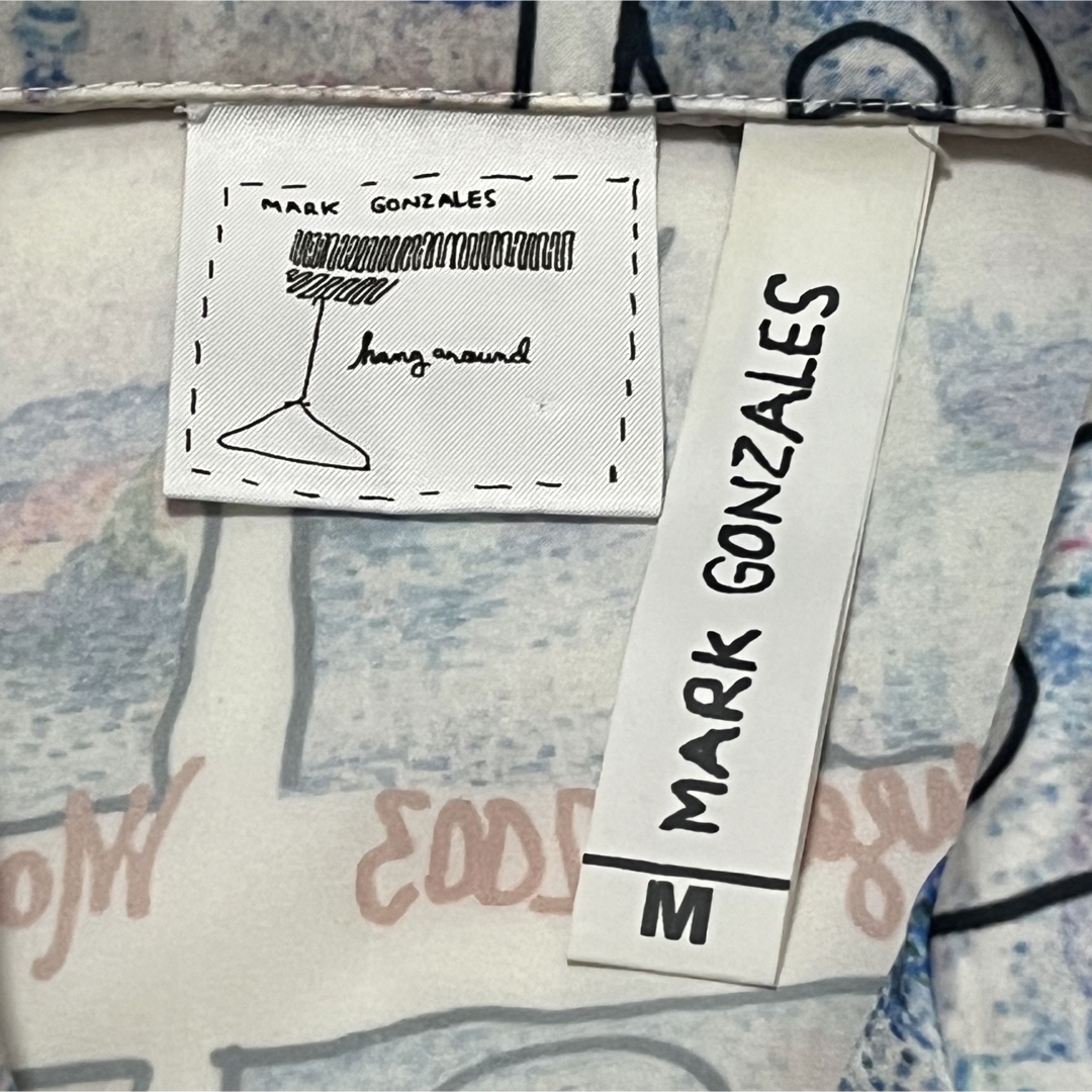 Mark Gonzales(マークゴンザレス)の【MARK GONZALES】マークゴンザレス S/S 総柄 シャツ ドレープ メンズのトップス(シャツ)の商品写真
