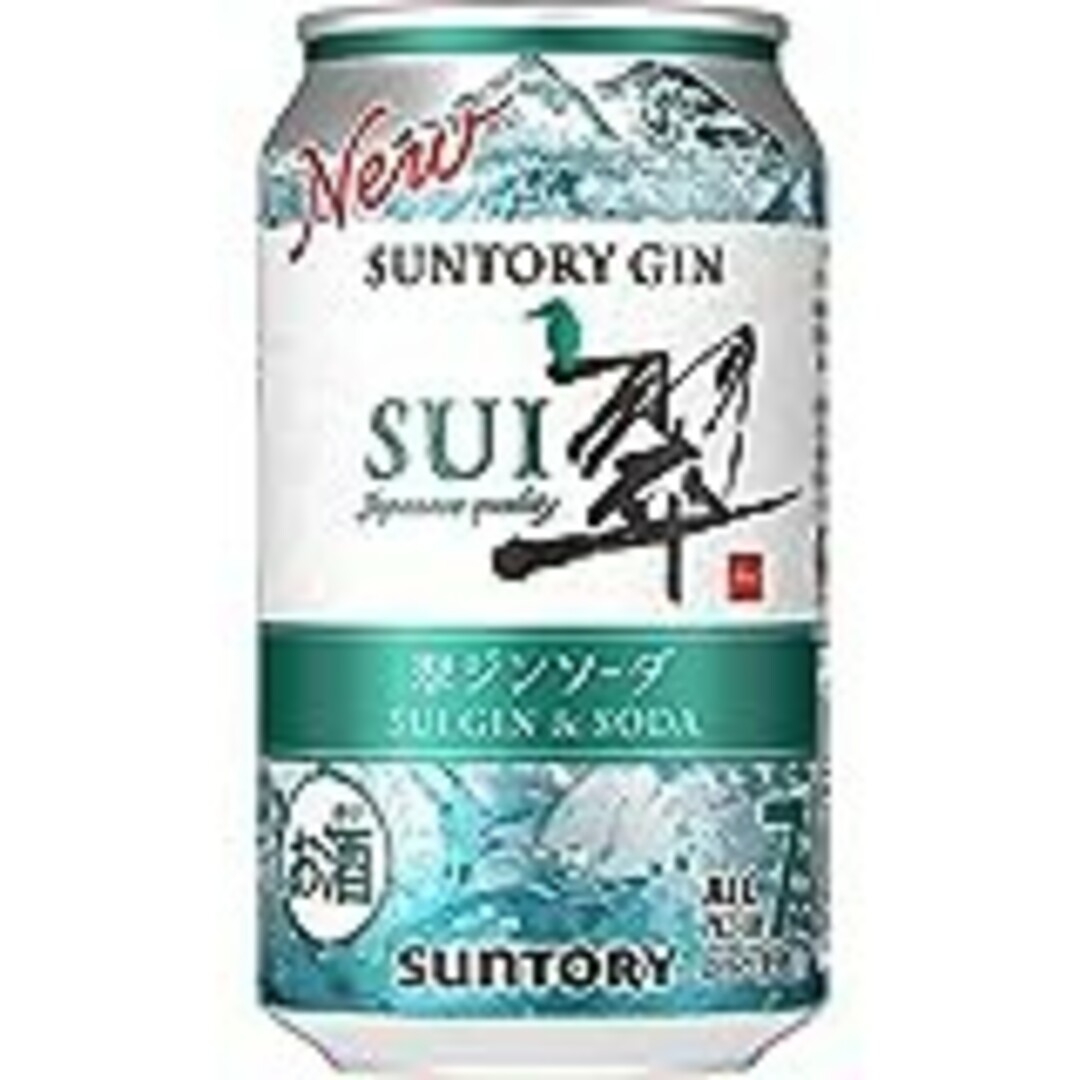 サントリー翆sui　ジンソーダー350ml     ４缶 食品/飲料/酒の酒(蒸留酒/スピリッツ)の商品写真