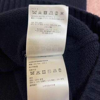 モンクレール 22/23秋冬 ロゴ インターシャ ピラミッド柄 セーター S