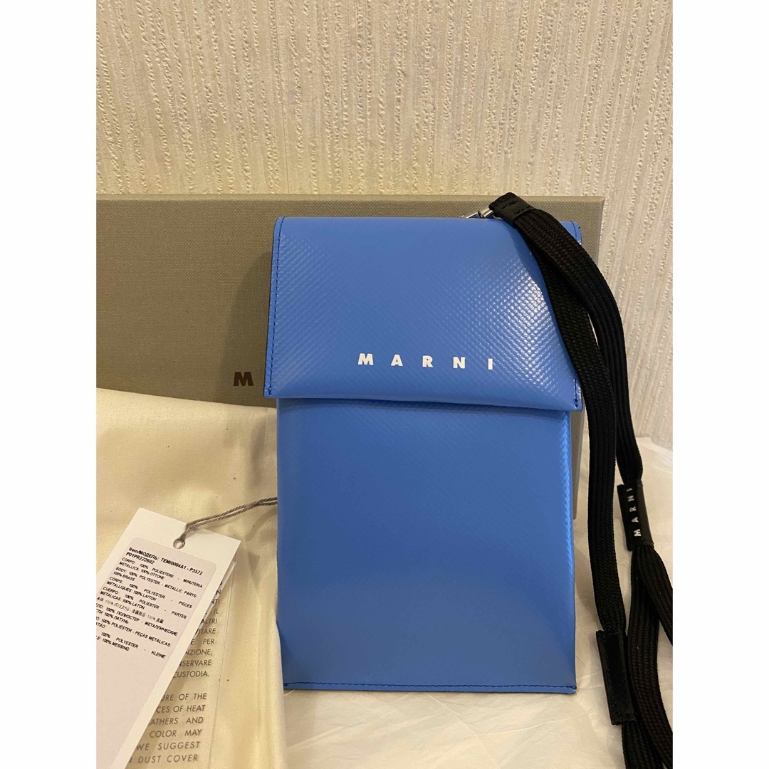 マルニ MARNI ネック ポーチ iphone ケース モバイル 携帯 PVC