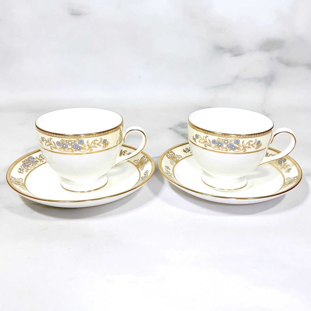 美品】Wedgwood ウェッジウッド クリブデン カップ ソーサー 2客 - 食器