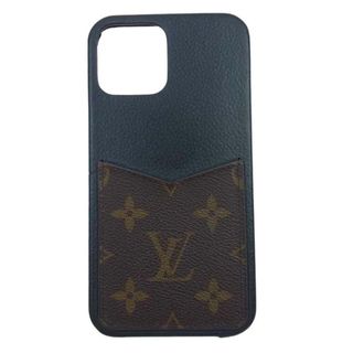 ルイヴィトン(LOUIS VUITTON)のLOUIS VUITTON ルイ・ヴィトン 携帯ケース M80080  バンパー 12 タイガ iPhone 12 pro Max アイフォン スマートフォン スマホ ケース ブラック系 ブラウン系【中古】(その他)