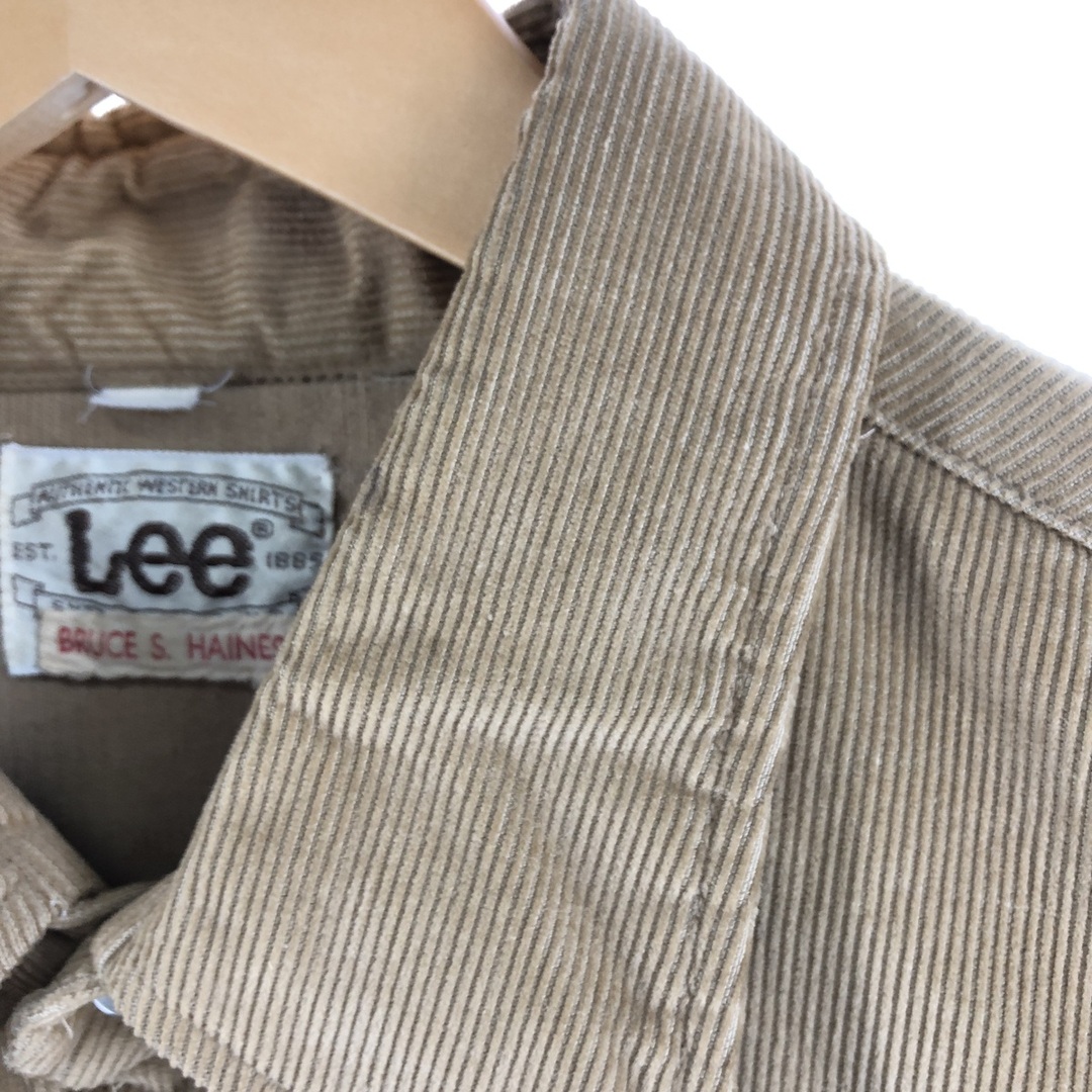 Lee(リー)の古着 70年代 リー Lee コーデュロイ 長袖 ウエスタンシャツ メンズL ヴィンテージ /eaa356882 メンズのトップス(シャツ)の商品写真