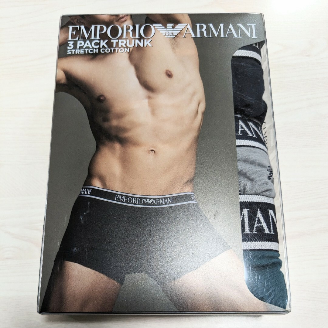 Emporio Armani - 【3枚】EMPORIO ARMANI ボクサーパンツ 54037178 Mの