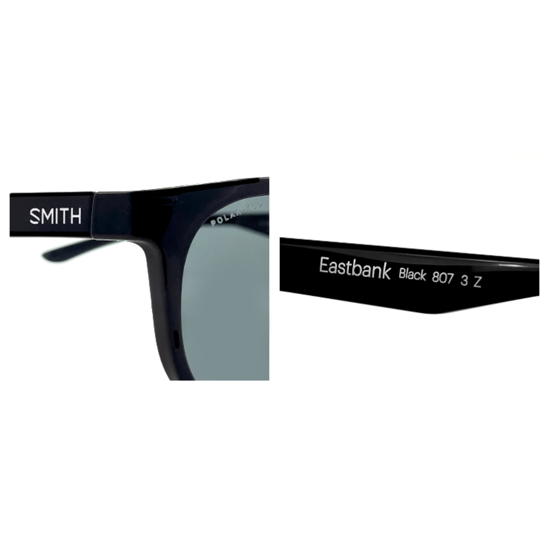 SMITH(スミス)の【新品】 SMITH Eastbank Black Polarized Gray eastbank 807 スミス 偏光サングラス イーストバンク ボストン メンズのファッション小物(サングラス/メガネ)の商品写真