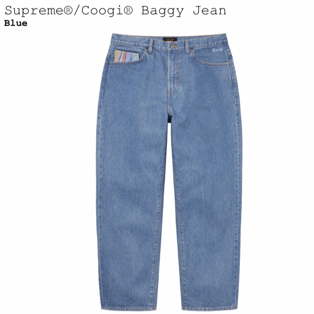 Supreme Coogi Baggy Jean Blue 36 | hartwellspremium.com