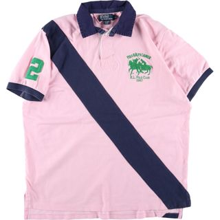 ラルフローレン(Ralph Lauren)の古着 ラルフローレン Ralph Lauren POLO by Ralph Lauren 半袖 ポロシャツ メンズXL /eaa355794(ポロシャツ)