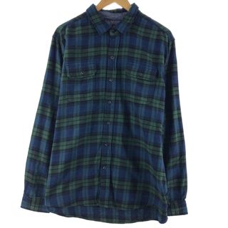 ウールリッチ(WOOLRICH)の古着 ウールリッチ WOOLRICH チェック柄 長袖 フランネルシャツ メンズXL /eaa356813(シャツ)