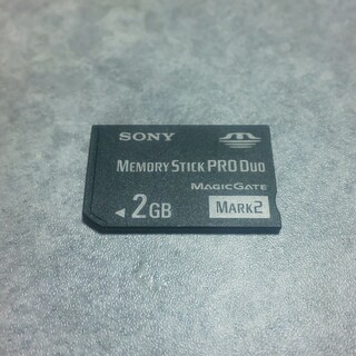 プレイステーションポータブル(PlayStation Portable)のメモリースティック Pro Duo 2GB（SONY製）(携帯用ゲーム機本体)