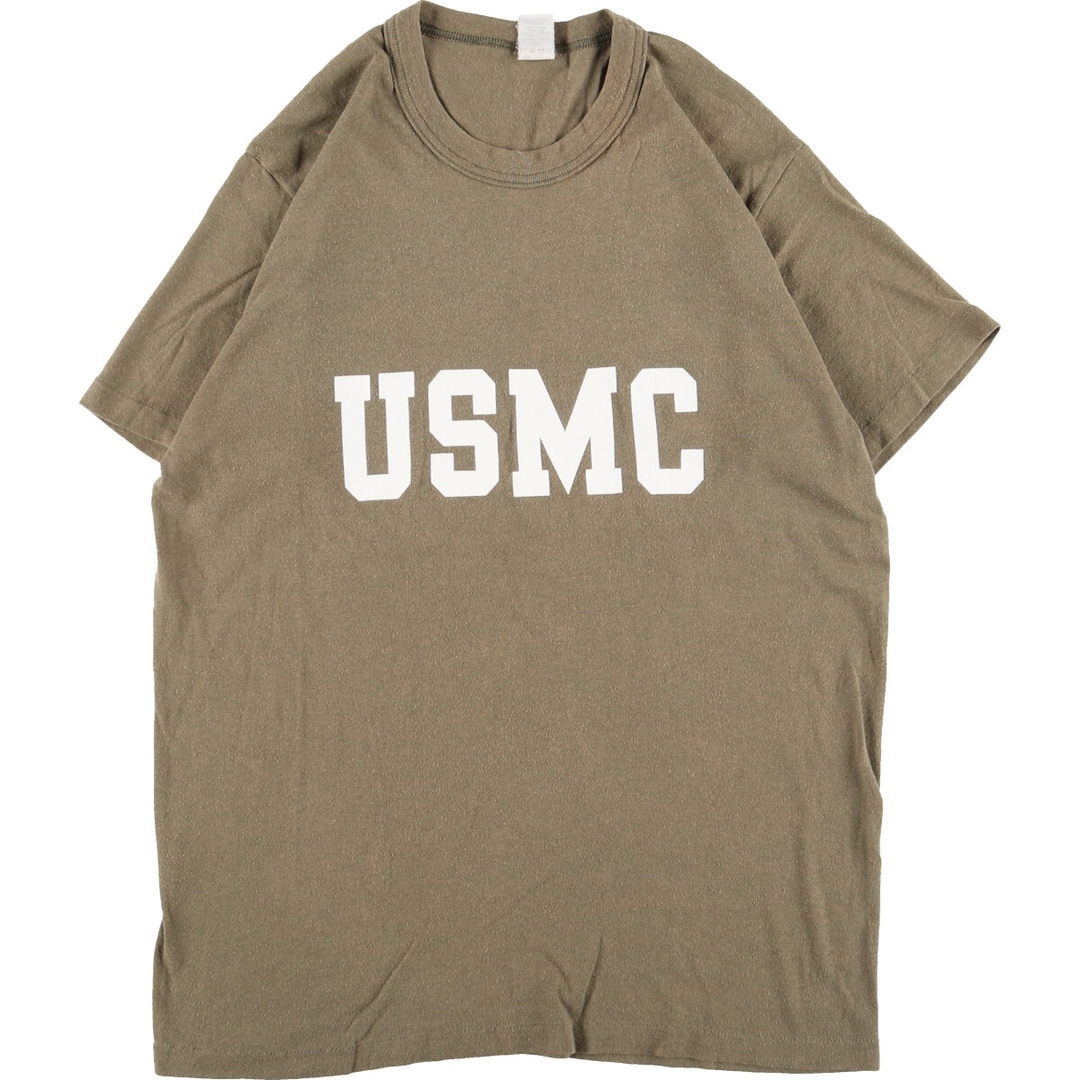 80年代 SOFFE SHIRTS ミリタリー USMC プリントTシャツ USA製 メンズM ヴィンテージ /eaa356090