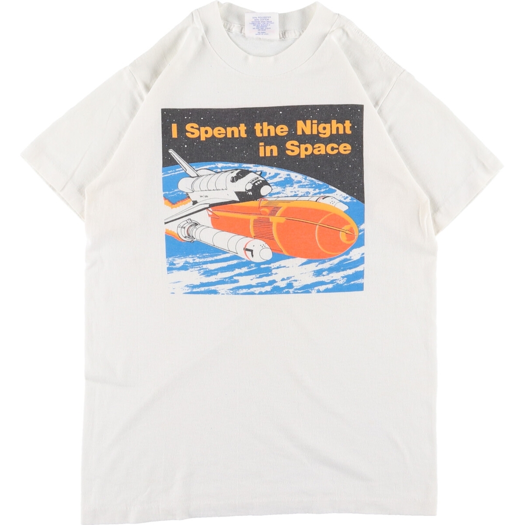 80年代 TENNESSEE RIVER NASA 両面プリント プリントTシャツ USA製 メンズXS ヴィンテージ /eaa356087