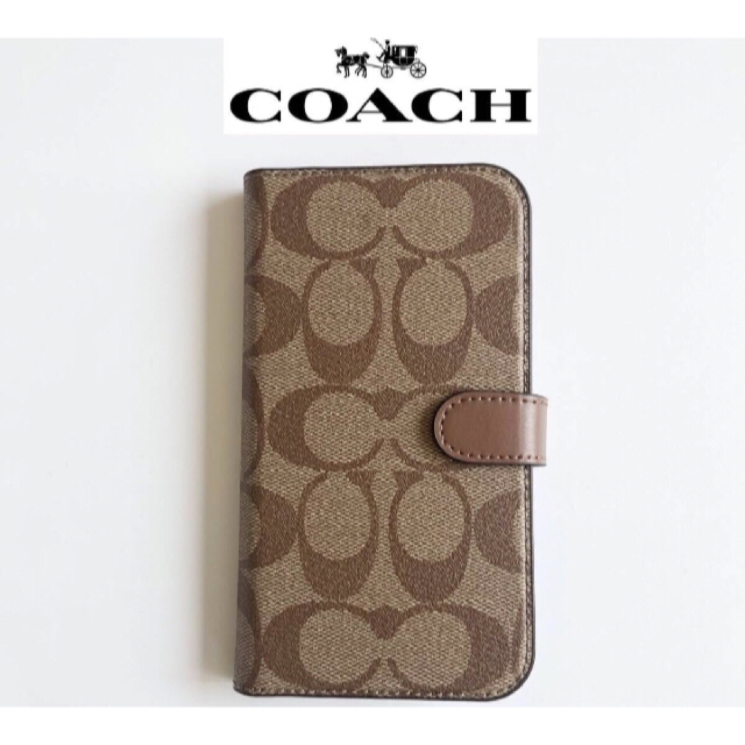 【未使用】coach コーチ iPhone13pro ケース 鑑定済 CO406