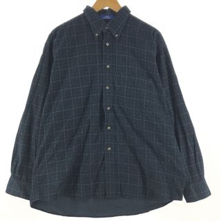 ペンドルトン(PENDLETON)の古着 ペンドルトン PENDLETON チェック柄 長袖 ボタンダウン コーデュロイシャツ メンズXL /eaa356899(シャツ)