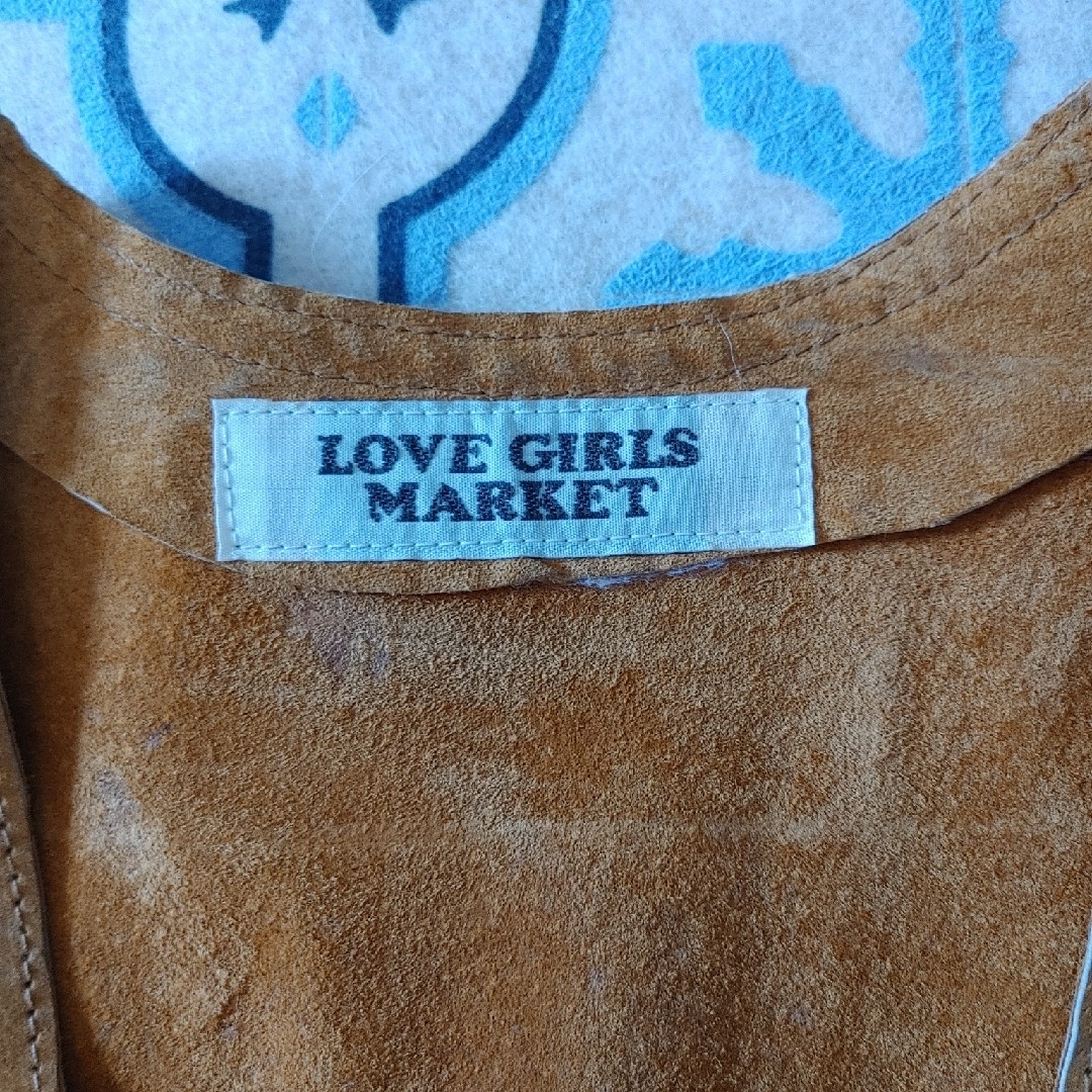 LOVE GIRLS MARKET(ラブガールズマーケット)のベスト　レザー レディースのトップス(ベスト/ジレ)の商品写真