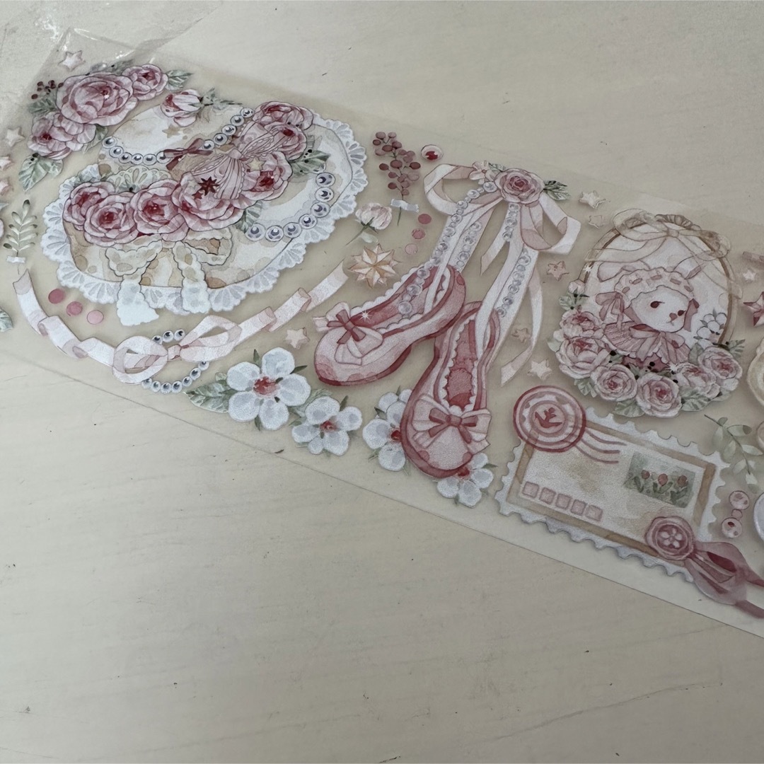 少女的野餐 フラワー系 装飾系 海外マステ 海外PETテープ 切り売り | フリマアプリ ラクマ