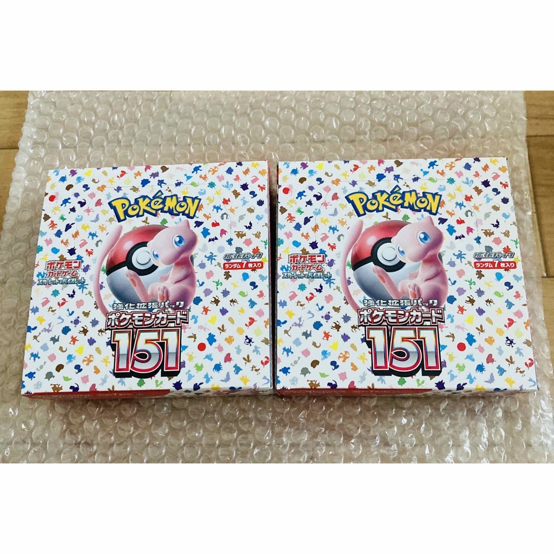 【高騰中】ポケモンカード 151 シュリンクなし ペリペリ付き　2BOX