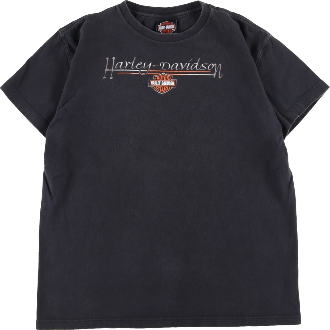 Harley Davidson(ハーレーダビッドソン)の古着 ハーレーダビッドソン Harley-Davidson モーターサイクル バイクTシャツ USA製 レディースL /eaa354632 レディースのトップス(Tシャツ(半袖/袖なし))の商品写真