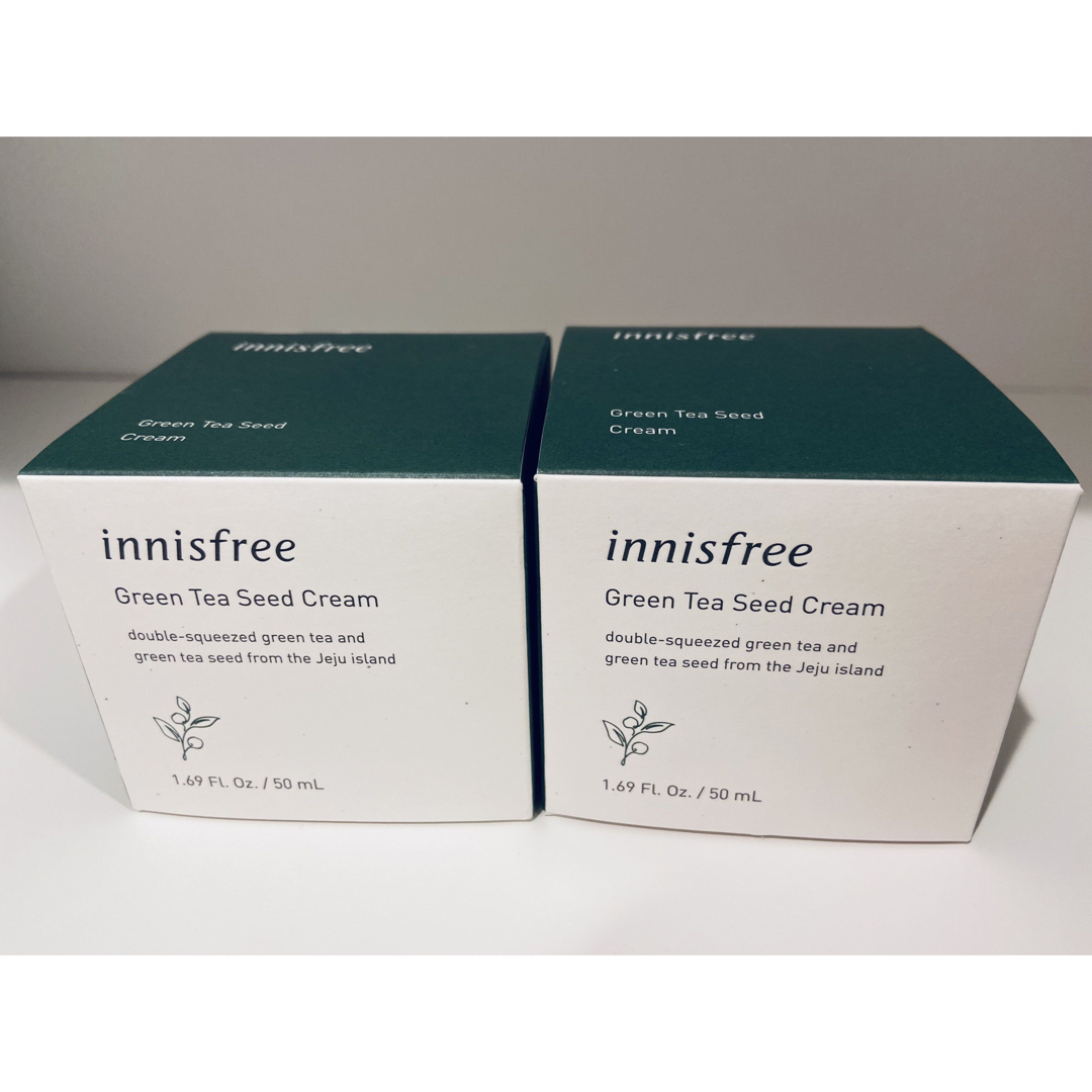 Innisfree(イニスフリー)のイニスフリー innisfree グリーンティーシード クリーム 50mL×2 コスメ/美容のスキンケア/基礎化粧品(フェイスクリーム)の商品写真