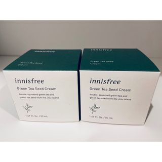 イニスフリー(Innisfree)のイニスフリー innisfree グリーンティーシード クリーム 50mL×2(フェイスクリーム)