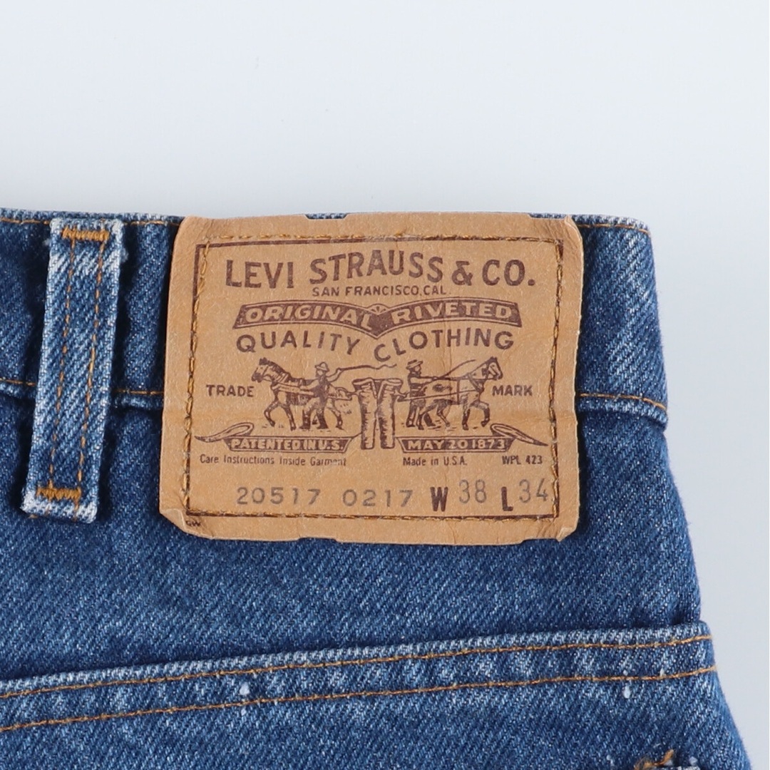 90年代 リーバイス Levi's 20517 0217 オレンジタブ ブーツカットジーンズ デニムパンツ USA製 メンズw37 ヴィンテージ /eaa356258